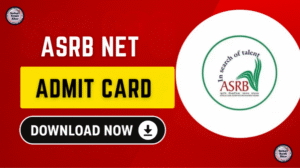 ASRB NET Admit Card 2025