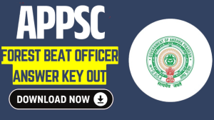 APPSC APPSC Forest Beat Officer Answer Key 2025